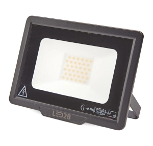 Naświetlacz LED oprawa halogenowa 30W 2400lm czarna IP65 Kobi