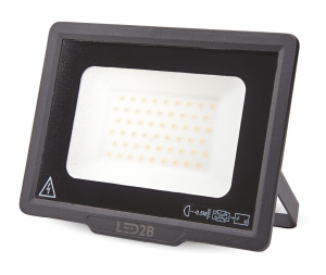Naświetlacz LED oprawa halogenowa 50W 4000lm czarna IP65 Kobi