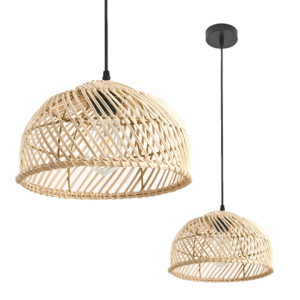 Lampa wisząca rattanowa BOHO RIGA KRBORACZ Kobi