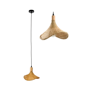 Lampa wisząca bambusowa BOHO BIMINI KRBOBICZ Kobi