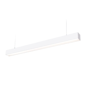 Lampa sufitowa wisząca liniowa biała 120cm 20W LED barwa neutralna Kobi