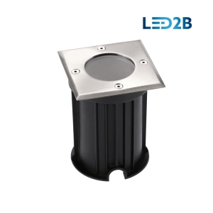 Oprawa dogruntowa najazdowa kwadratowa INGRESS SQUARE CHROM led2b GU10x1 IP67