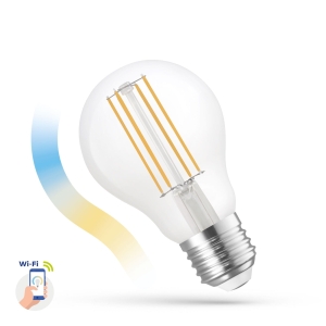 Żarówka LED GLS 5W E27 COG CCT regulacja teperauty światła WOJ+14418 Spectrum