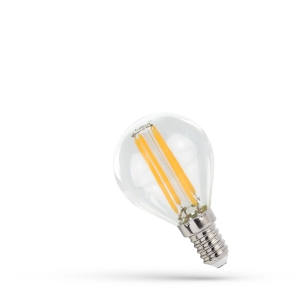 Żarówka kulka LED 4W E14 ciepła WOJ+14071 Spectrum