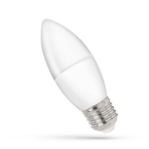 Żarówka świeczka LED 4W E27 barwa neutralna 4000K WOJ+14507 Spectrum