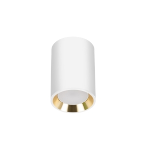 Lampa natynkowa spot CHLOE GU10 biały złoty okrągła SLIP005015 Spectrum