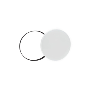 Lampa sufitowa plafon NYMPHEA czarny & WHITE RINGS 18W 115° IP54 Okrągły z czujnikiem SLI031034NW_PW_CZUJNIK Spectrum