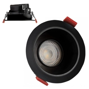 Oczko wpuszczane FIALE COMFORT czarne GU10 SLIP001019 Spectrum