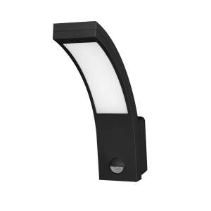 PIRYT LED 10W, oprawa ogrodowa z czujnikiem ruchu 140st 800lm IP54 4000K czarna Orno