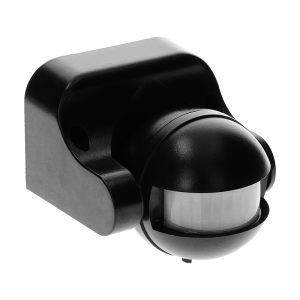 Czujnik ruchu 180st., pionowa regulacja, IP44, 1200W, czarny  OR-CR-201/B Orno