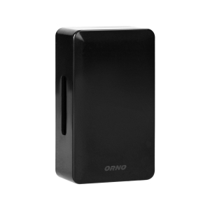 Dzwonek elektromechaniczny dwutonowy 230V czarny BREVIS MINI AC OR-DP-MR-148/B Orno
