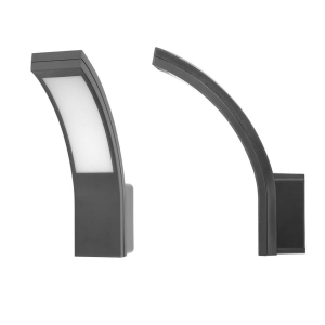 Oprawa ogrodowa elewacyjna kinkiet  PIRYT LED 10W 800lm IP54 4000K szary Orno
