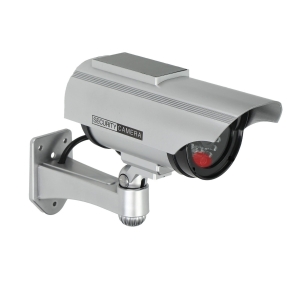 Atrapa kamery CCTV z panelem solarnym 2xAA
