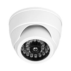 Atrapa kamery CCTV z podczerwienią na baterie CD-4 Orno biała
