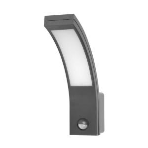 Oprawa ogrodowa z czujnikiem ruchu PIRYT LED 10W 140st 800lm IP54 4000K szara Orno