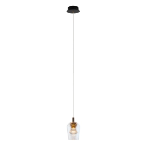 Lampa Wisząca Tasa 1xLED czarna PL0143-1 Yaskr