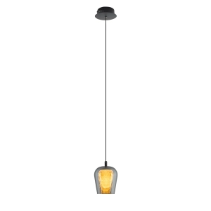 Lampa Wisząca Keso 1xLED czarna PL0141-1 Yaskr