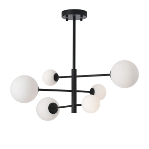 Lampa Sufitowa Bolti 6xG9 czarna PLC0103-BK Yaskr