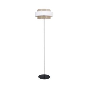 Stylowa lampa podłogowa boho z abażurem Ø40cm  K-5275 z serii CEZAR Kaja Lighting