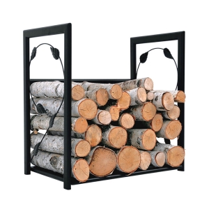 Stojak na drewno ze zdobieniem KS-24 STOJAK LIŚĆ S z serii KAJA HOME Kaja Lighting