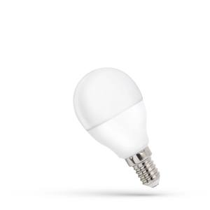 Żarówka LED E14 kulka 4W barwa ciepła 3000K WOJ+14504 Spectrum