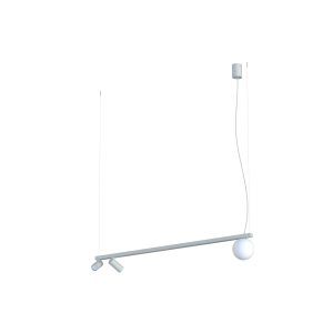 Lampa wisząca FOURTY 3xGU10 R35, G9 Silk gray 11450 Nowodvorski
