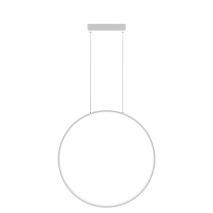Lampa wisząca Mirror S koło – Nowoczesna elegancja z przełącznikiem barwy światła LP-999/1P S WH CCT Light Prestige