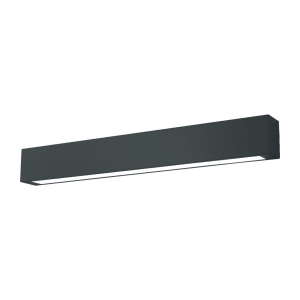 Ibros czarny kinkiet nad lustro z IP44 do łazienki, zintegrowany LED CTT GS-LWA-9W BK CCT Light Prestige