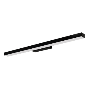 Nowoczesny kinkiet Aqua do łazienki nad lustro czarny, źródło LED 20W IP44 LP-987/1W M BK Light Prestige