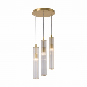 Lampa wisząca ARIA kolor mosiądz E14 LED 1221 Zuma Line