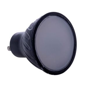 CZARNA ŻARÓWKA LED 6W GU10. BARWA: NEUTRALNA | EKZA268 Eko-Light – kpl 10 szt.