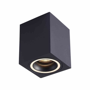 Bima Ring Square Black 1xGU10 | ML7685 Eko-Light