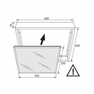 Ramka 600*600 Panel LED Aluminiowa EKP9131 Eko-Light