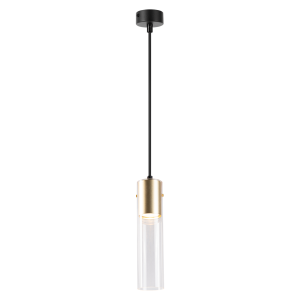 Lampa Wisząca Ricky Złoty 1xGU10 ML0845 Milagro