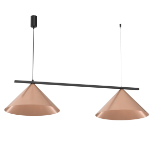 Lampa wisząca CAPITAL  CZARNY-MIEDZIANY 2XGX53 MLP0944 Milagro