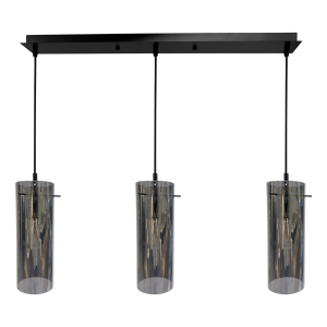 Lampa wisząca PADOVA 3xE27 CZARNY 3xE27 IP20 ML1073 Milagro