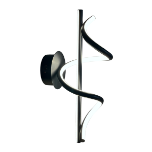 Kinkiet TWIST 12W LED CZARNY 4000K 12W LED IP20 ML1058 Milagro