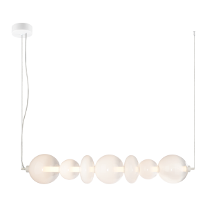 Lampa wisząca DAPHNE WHITE 40W ZŁOTY Ciepła 3000K 40W LED IP20 ML0864 Milagro