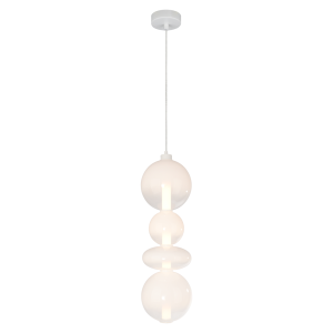 Lampa wisząca DAPHNE WHITE 36W ZŁOTY Ciepła 3000K 36W LED IP20 ML0863 Milagro