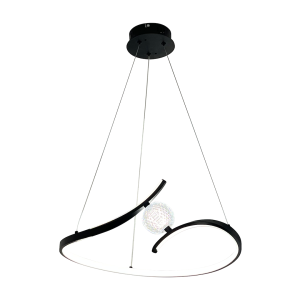 Lampa wisząca PERLA BLACK 34W LED ML1177 Milagro