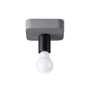 Plafon TAVO 1 szary E27 1x15W IP20 SL.1156 SOLLUX