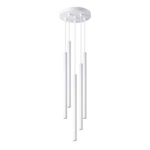 Lampa wisząca PASTELO 5P biała G9 5x8W IP20 SL.1175 SOLLUX
