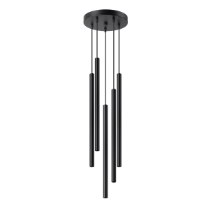 Lampa wisząca PASTELO 5P czarna G9 5x8W IP20 SL.1176 SOLLUX