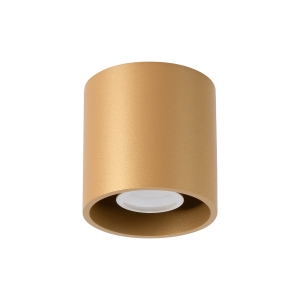 Plafon ORBIS 1 złoty GU10 1x10W IP20 SL.1180 SOLLUX