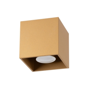 Plafon QUAD 1 złoty GU10 1x10W IP20 SL.1182 SOLLUX