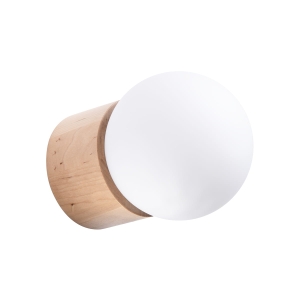 Kinkiet BOOMO naturalne drewno G9 1x8W IP20 SL.1192 SOLLUX
