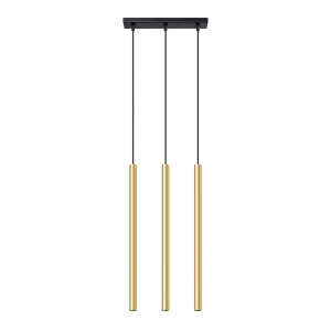 Lampa Wisząca PASTELO 3L złoty połysk G9 3x8W IP20 SL.1196 SOLLUX