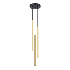 Lampa Wisząca PASTELO 3P złoty połysk G9 3x8W IP20 SL.1197 SOLLUX