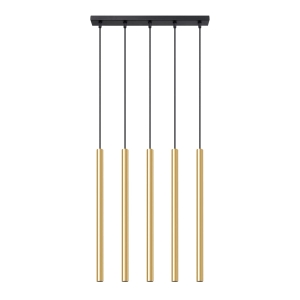 Lampa Wisząca PASTELO 5L złoty połysk G9 5x8W IP20 SL.1198 SOLLUX