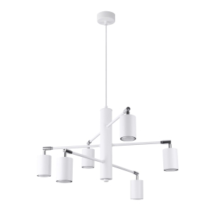 Żyrandol LEMMI 6 biały GU10 6x10W IP20 SL.1206 SOLLUX